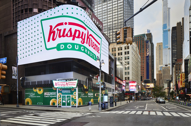 krispy kreme times square exterior