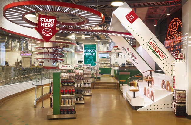 krispy kreme times square interior